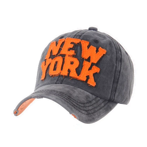 WITHMOONS Baseball Cap Washed Distressed Trucker Hat New York DW1516