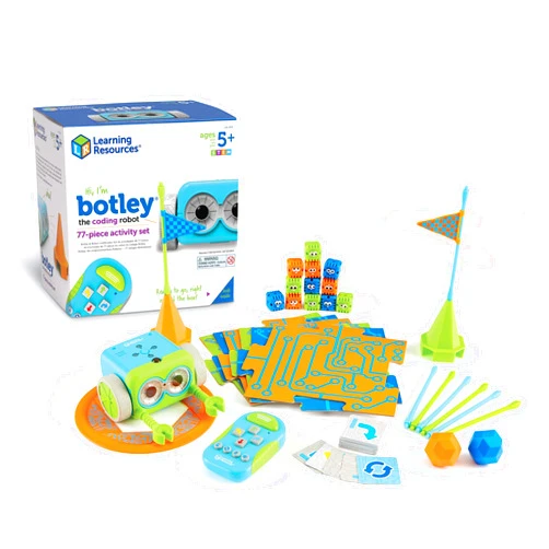 Learning Resources Botley The Coding Robot Activity Set - 77 Pieces, Ages 5+, Screen-Free Coding Robots for Kids, STEM Toys for Kids, Programming for Kids, for Kids
