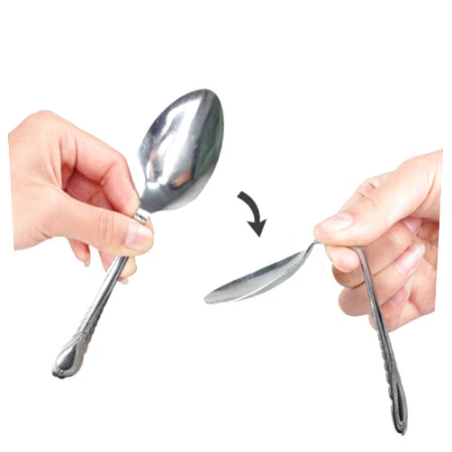 MilesMagic Magician's Bending Spoon Gimmick Close-Up Stage Mentalism Effect for Real Street Magic Tricks