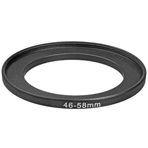 Fotodiox Metal Step Up Ring, Anodized Black Metal 46mm-58mm, 46-58 mm