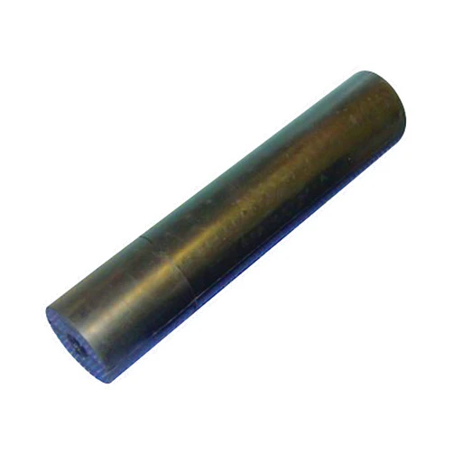 C.H. Yates 12243-4P Black Rubber Molded Straight Side Guide Roller - 12 in. x 2.5 in. x 0.5 in.
