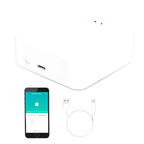 SENCKIT Smart Multi-mode Gateway: ZigBee 3.0 & Bluetooth & Mesh Hub, App Remote Control, Intelligent Bridge Wireless Smart Home Gateway Voice Control via Alexa/Google Home (ONLY Surport Tuya Smart Devices)