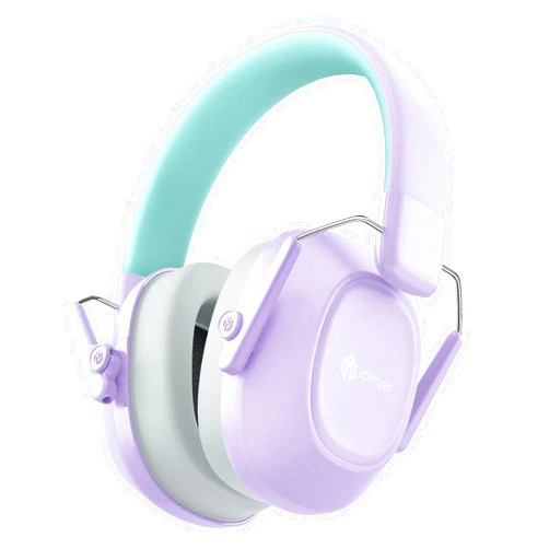 iClever Noise Cancelling Headphones for Kids Adults, SNR 29dB Safety Noise Reduction Ear Muffs for Autism Sensory &Concentration Aid, Ear Hearing Protection for Fireworks/Event/Monster Jam/Concert