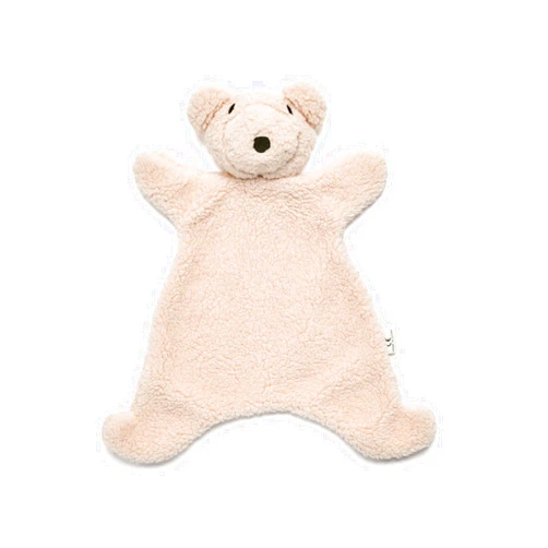 SILI FACTORY Loveys for Babies,Snuggle Stuffed Animals Toy Girl & Boy, Soft Security Blanket,Bear Lovey Comforter Toy for Babies 0-12months,Baby Gifts for Infant and Toddler(White Bear)