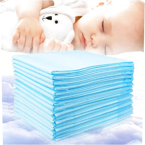 Zdolmy Baby Disposable Changing Pad, 20Pack Soft Waterproof Mat, Portable Diaper Changing Table & Mat, Leak-Proof Breathable Underpads Mattress Play Pad Sheet Protector(13'' 18'')