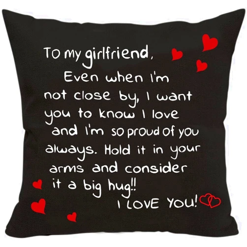 AcowSpt Gifts for Girlfriend - Girlfriend Gifts, Valentine's Day Birthday Gifts for Girlfriend, Cute Girlfriend Gifts, I Love You Gifts for Her - Decor Pillow Cover 18