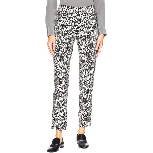Krazy Larry Pull-On Ankle Pants Cement Tiger 10 28
