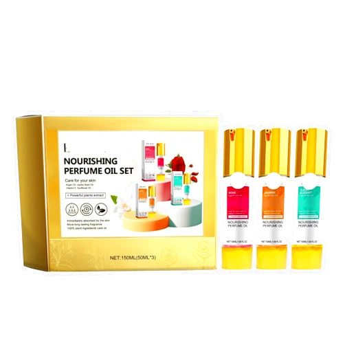 TS TAC-SKY Women's Fresh Allure Fragrance Set - Long-Lasting Light Scent With Refreshing Floral And Fruity Notes, Enhance Personal Charm(3PCS)