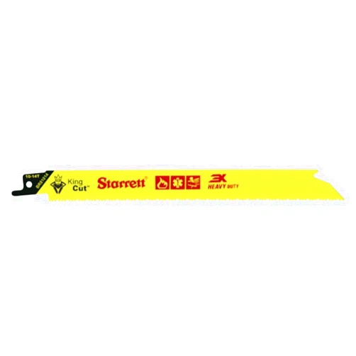 Starrett Bi-Metal King Cut Fire Rescue and Demolition Reciprocating Saw Blade - 8
