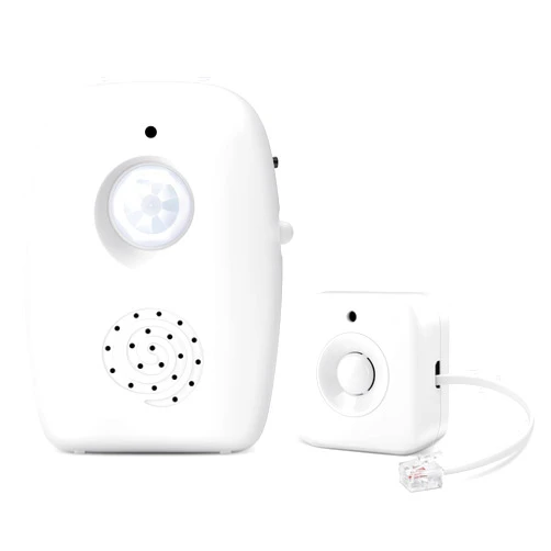 HAPYTHDA Landline Phone Incoming Call Alert, with 18 Melodies and Bright Flash Light, 393FT Wireless Call Ringer Reminds Incoming Call