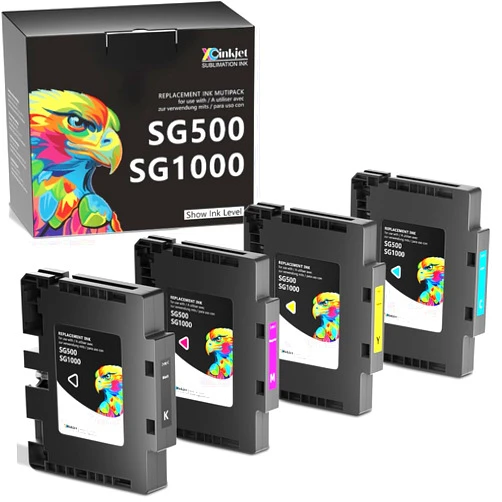 Xcinkjet Version 3.6.0 Sublimation Ink Cartridge Compatible with Sawgrass Virtuoso SG500 SG1000 Printers