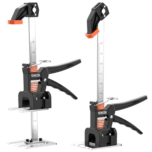 YIEMIZDK Labor-Saving Arm Jack 15 Inches, All-Aluminum Body, Solid handle，Used For Wall Tile Positioning, Installation Of Doors And Windows, Lifting Furniture