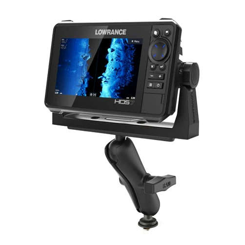 RAM MOUNTS Track Ball Marine Electronic Mount RAM-111B-354-TRA1U with Medium Arm Compatible with Garmin, Lowrance, Humminbird + More