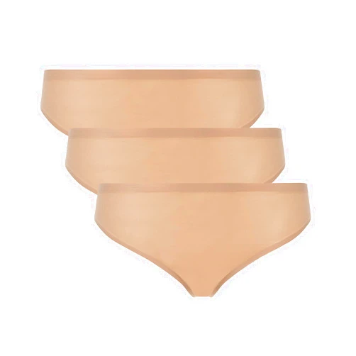 Chantelle Women's Thong, Ultra Nude (3 Pack)