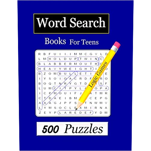 Tata napom Word Search Books For Teens: 500 Puzzles