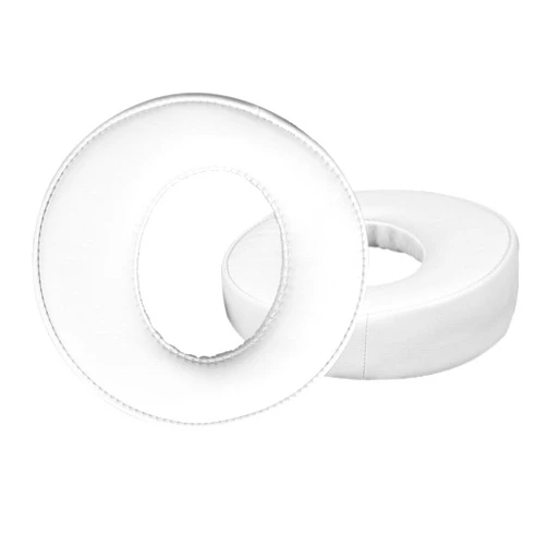 SINOWO Replacement Ear Pads Cushions for Sony PS3 PS4 Gold Wireless Playstation 3 Playstation 4 CECHYA-0083 Stereo 7.1 Virtual Surround Headphones,Soft Protein Leather-White