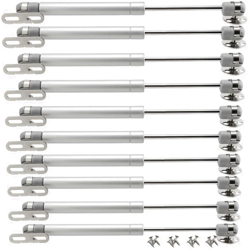 MAHIONG 10 PCS 100N 22.5LB Gas Struts, 10 Inch Hydraulic Gas Spring Lift Pneumatic Support, Hinge Door Soft Close Gas Shocks Struts for Cabniet, Storage Box