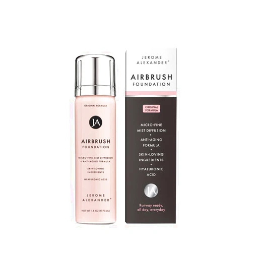 Jerome Alexander MagicMinerals AirBrush Foundation, Spray Makeup with Skincare Active Ingredients, Ultra-Light, Buildable, Full Coverage Formula (Fair)