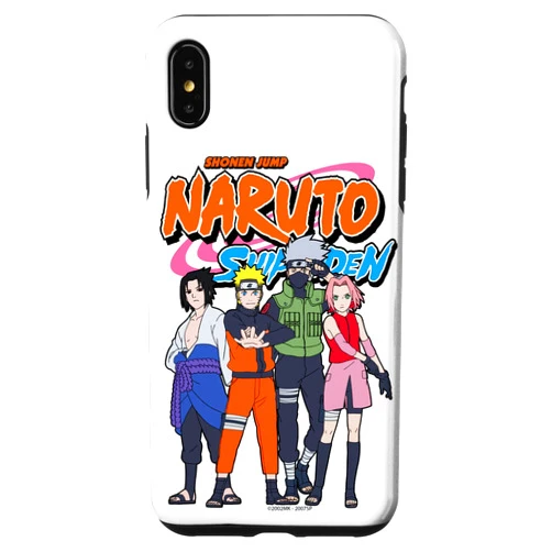 Naruto Shippuden Team 7 with Naruto Logo Case for iPhone XS Max