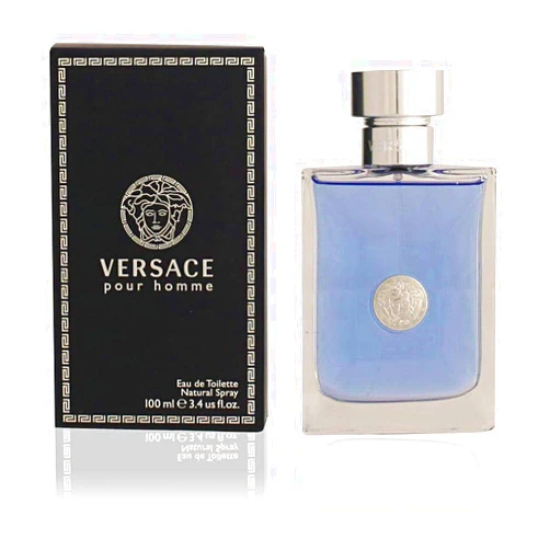 Versace New Item VERSACE VERSACE SIGNATURE HOMME EDT SPRAY 3.3 OZ VERSACE SIGNATURE HOMME/VERSACE EDT SPRAY (BLUE/SILVER) 3.3 OZ (M) DARK BLUE BOX W/SILVER SEAL