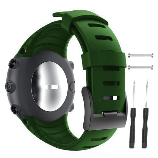Patrohoo Suunto Core Strap, Rubber Replacement Watch Band for Suunto Core SS014993000.