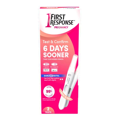 First Response Test & Confirm Pregnancy Test, unisex adult 1 Line Test and 1 Digital Test Pack