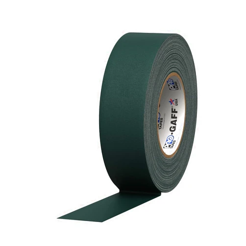 Pro Tapes ProTapes Pro Gaff Premium Matte Cloth Gaffer's Tape With Rubber Adhesive, 11 mils Thick, 55 yds Length, 2