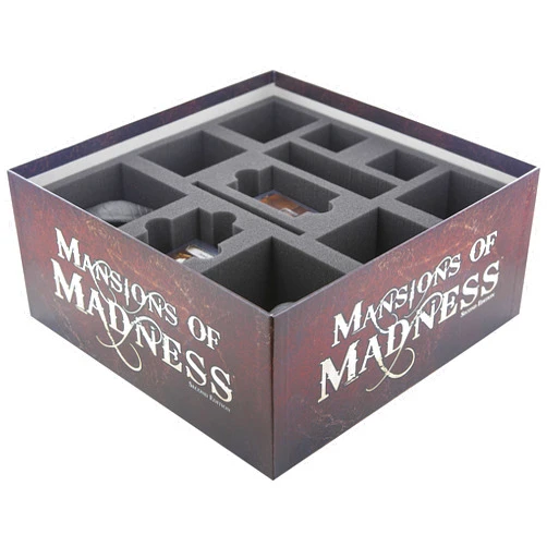 Feldherr Foam Tray Set Compatible with Mansions of Madness Second Edition Board Game Box