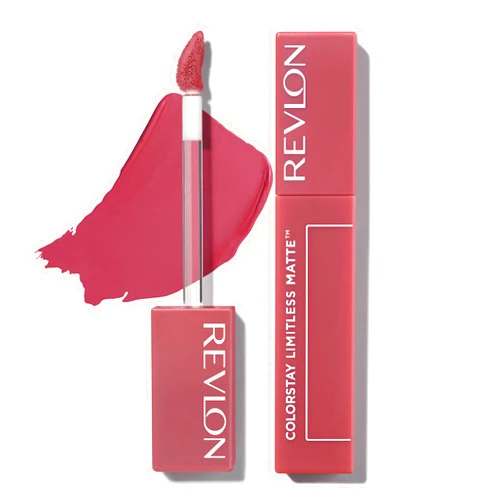 REVLON Lipstick, ColorStay Limitless Matte Liquid Lipstick, Vegan Formula, No-Budge Matte, Longwear Lipstick, Long Lasting, Lightweight/Comfortable, Waterproof, 006 Manifest, 0.17 fl oz