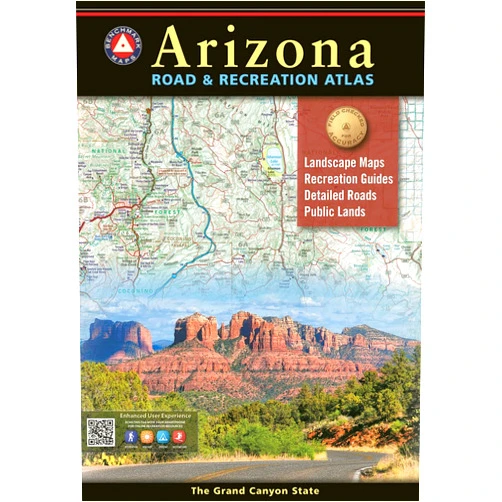 By Benchmark Maps (Author, Editor, Illustrator, Original Author) Arizona Road & Recreation Atlas - 13th Edition, 2024 (Benchmark Road & Recreation Atlases)