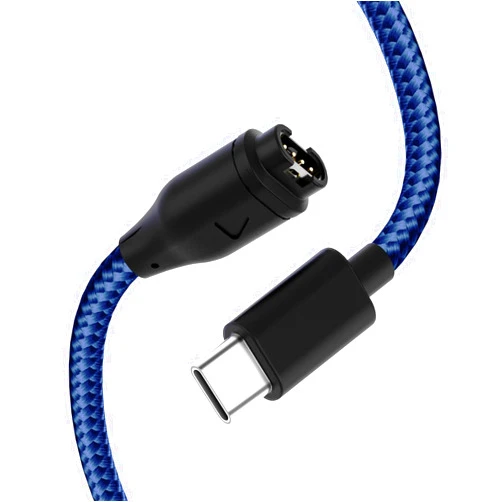 Tebiemao USB-C Charging Cable for Garmin Watch Charger-1 Pack