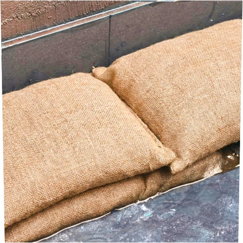 Shappy 5 Pack Sandless Sand Bags Garage Water Barrier Flood Barrier Sandbags 16 x 24 Inch for Flooding Water Absorbent Mat Flood Prevention Barriers Reusable Sand Bags(Brown)