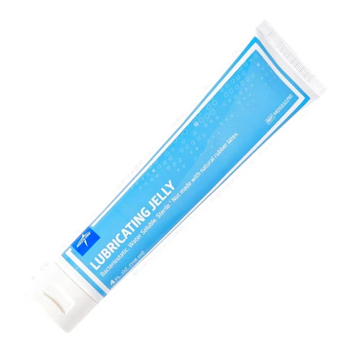 Medline Sterile Lubricating Jelly, Lube, Flip Top, Tube, 4 oz.