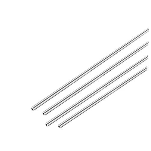 uxcell 304 Stainless Steel Round Tubing 4mm OD 1mm Wall Thickness 250mm Length Seamless Straight Pipe Tube 4 Pcs