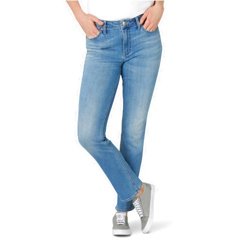 Lee Women's Petite Legendary Mid Rise Straight Leg Jean