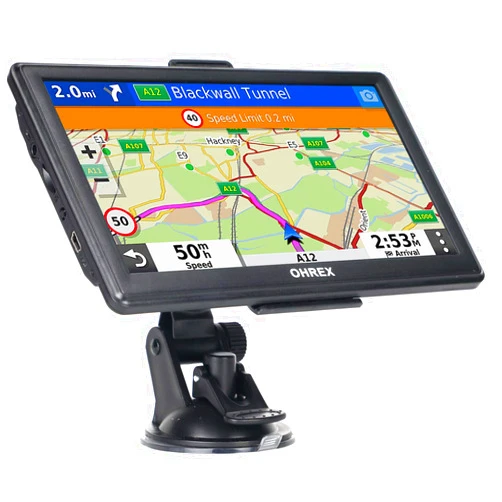 OHREX N700 GPS Navigation for Car Truck RV, GPS Navigator with 7 inch, 2024 Maps (Free Lifetime Updates), Truck GPS Commercial Drivers, Semi Trucker GPS Navigation System, Custom Truck Routing