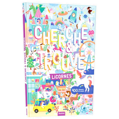 French Edition by Sandrine Monnier (Illustrator), Julie Mercier (Illustrator), Lydia Sanchez Marco (Illustrator), Gabriele Tafuni (Illustrator), Elen Lescoat (Illustrator), Prisca Le Tandé (Illustrator) & 3 more CHERCHE ET TROUVE - LICORNES