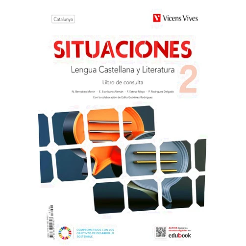 Spanish Edition by Cristina Gatell Arimont (Author), Jesús Dominguez Castillo (Author), Geles Fernández Santafé (Author), Mireia Garcia González (Author), Rosa Liarte Alcaine (Author), José Antonio Lucero Martínez (Author), María Sabiote González (Author), Diego Sobrino López (Author), María / Diego Sobrino López Gatell Arimont, Cristina / Dominguez Castillo, Jesús / Fernández Santafé, Geles / Garcia González, Mireia / Liarte Alcaine, Rosa / Lucero Martínez, José Antonio / Sabiote González (Author) & 7 more Situaciones 2. Lengua Castellana y Literatura para Catalunya. Libro de Consulta + Cuaderno de aprendizaje + digital