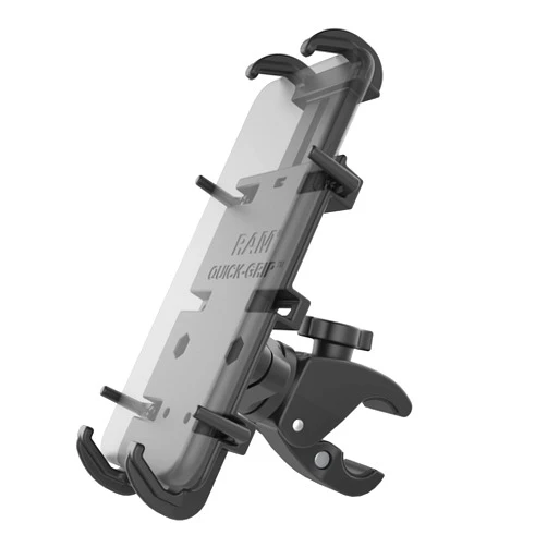 RAM MOUNTS Quick-Grip Large Phone Mount with Low-Profile Tough-Claw RAM-HOL-PD4-400-1U
