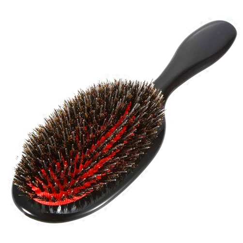 Morsafe Boar Bristle Hair Brush Paddle Detangling Brush for Curly Fine Wavy Natural Tangled Hair, Anti-frizz Styling Hairbrush Comb for Women and Men, Boar Nylon Bristle Cushioned Brush