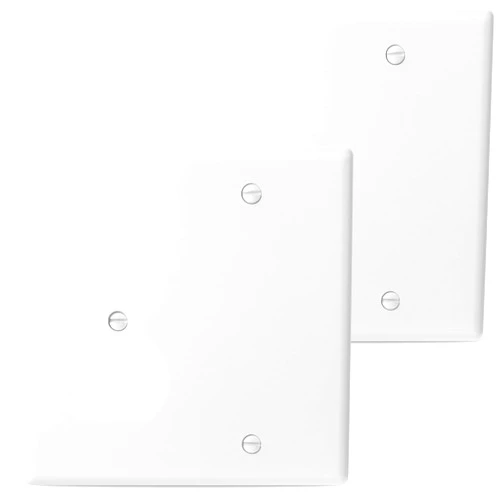 Bates Choice Bates- 2-Gang Combination Wall Plate, 2 Pack, 4.5