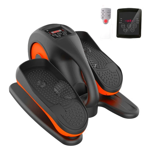 PROHIKER Under Desk Elliptical Portable Elliptical Exercise Machine Quiet for Seniors Mini Electric Pedal Exerciser Under Desk Bike Elliptical with Remote Control and Display Monitor for Home Office