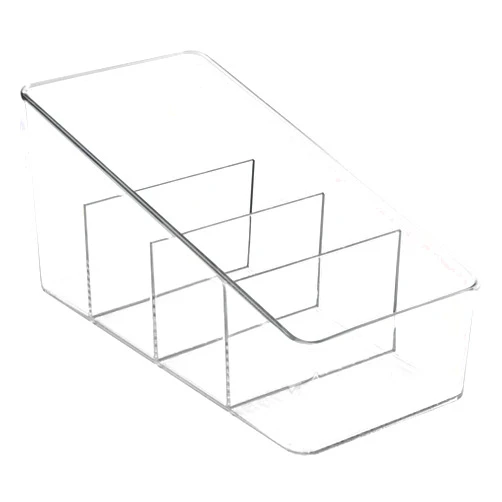VALINK Large Plastic Food Packet Organizer Caddy Storage Station for Kitchen Pantry Cabinet Countertop Holds Spice Pouches New