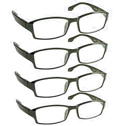 TruVision Readers Reading Glasses, Anti Blue light, Spring Hinge Readers for Men Women, 9501HP