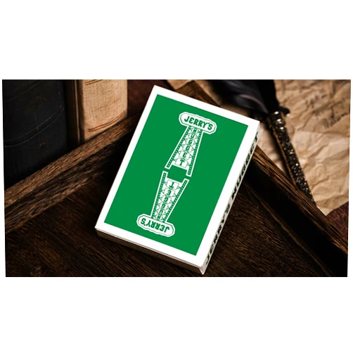 Murphy's Magic Supplies, Inc. Jerry's Nugget (Felt Green) Marked Monotone Playing Cards
