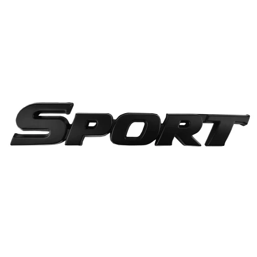 Generic OnlyYou.X Sport Emblem Sport Badge Sport Decal Sport Sticker for Universal Cars 1 Piece Metal Black 6.3 Inches Length