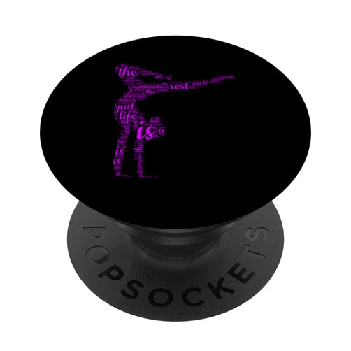 Gymnastics Gifts For Girls & Gymnastics Mom Woman Gymnast Famel - Fan Acrobat PopSockets Standard PopGrip