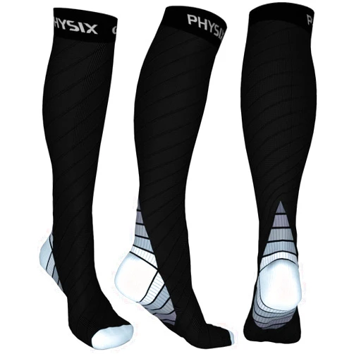 Physix Gear Sport Physix Gear Compression Socks 20-30 mmHg - Men & Women - Running, Nurses, Shin Splints, Flight, Travel