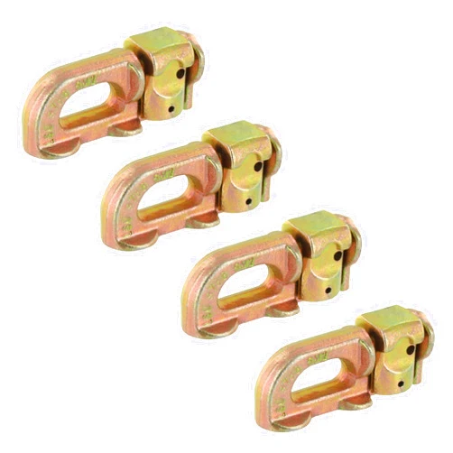 US Cargo Control L Track Double Stud Fitting, Use with L Track Rails in Your Truck, Van, Or Trailer to Create Instant Tie-Down Anchor Points, Working Load Limit of 1,666 Pounds, 4 Pack