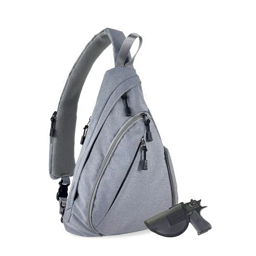 JESSIE & JAMES Peyton Crossbody Sling Backpack Concealed Carry Purse For Women Men Outdoor Chest Bag Shoulder Backpack